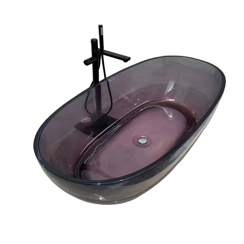 Bathtub Acrylic Transparan Freestanding