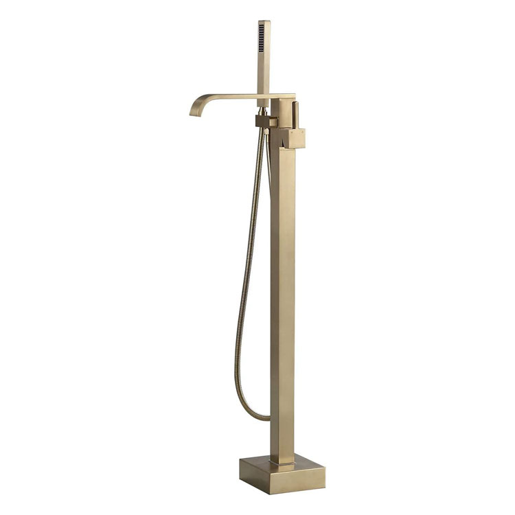 Faucet Bathtub Freestanding Emas Disikat