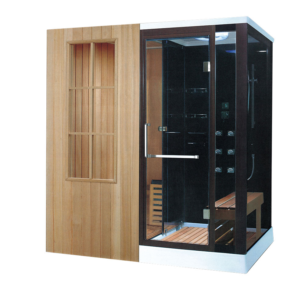 Kamar Sauna Ukuran Kustom Garing lan Udan