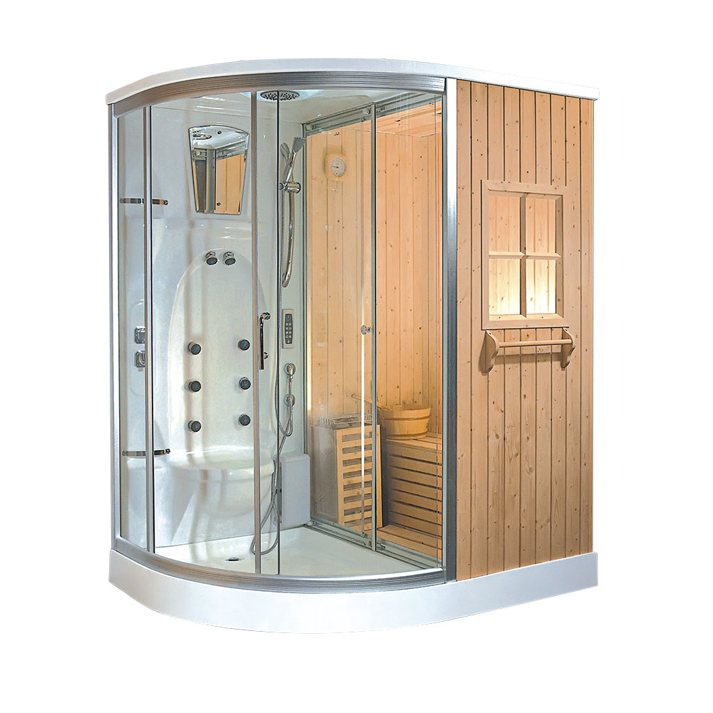 Ing njero ruangan garing Sauna Kamar Shower Kamar