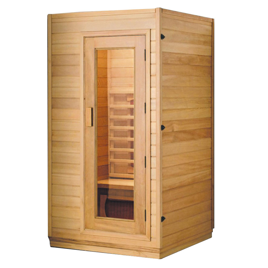 Kamar Uap Sauna Kering Tradisional Mini Kayu