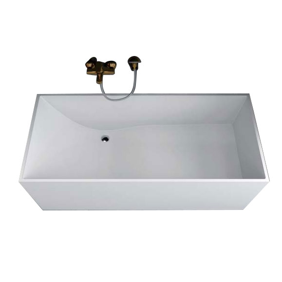 Bathtub Poly-Marble Freestanding