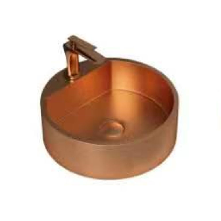 Basin Stainless Steel Emas Rose