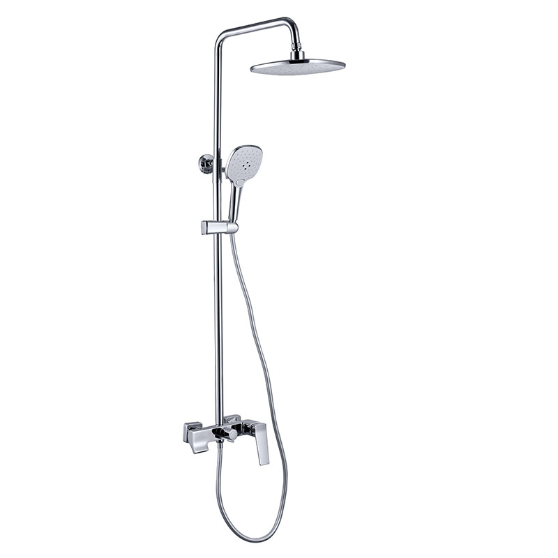 Silver Thermostatic Big Shower System karo Hand Shower Faucets