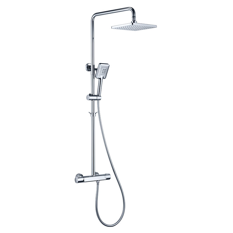 Thermostatic Big padusan System karo Square Shower